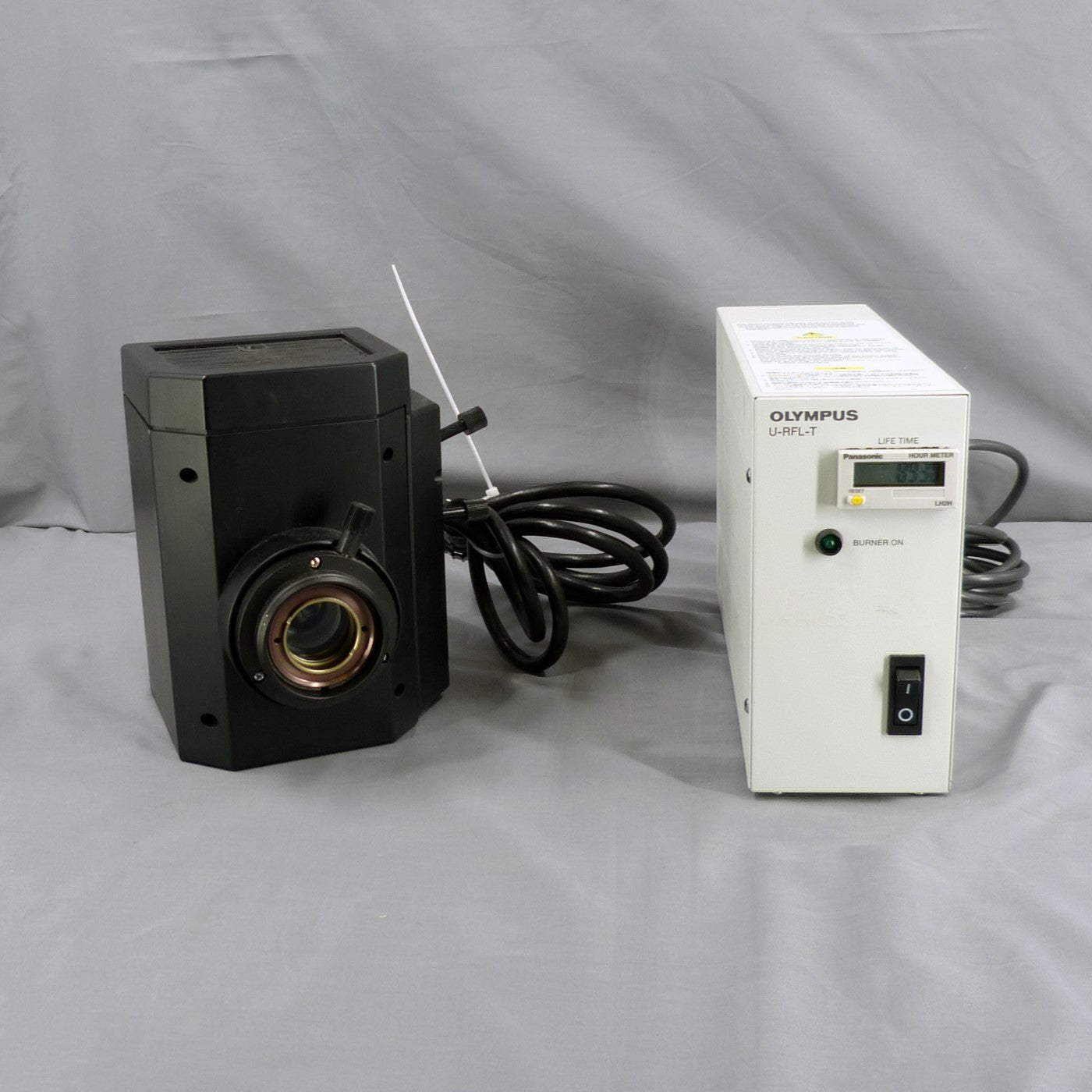 OLYMPUS U-RFL-T POWER SUPPLY and U-LH100HGAPO FLUORESCENCE LIGHT SOURCE FREESHIP