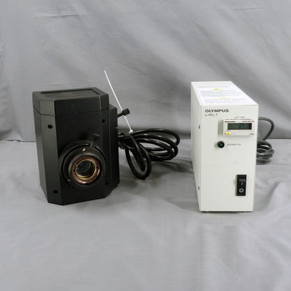 OLYMPUS U-RFL-T POWER SUPPLY and U-LH100HGAPO FLUORESCENCE LIGHT SOURCE FREESHIP