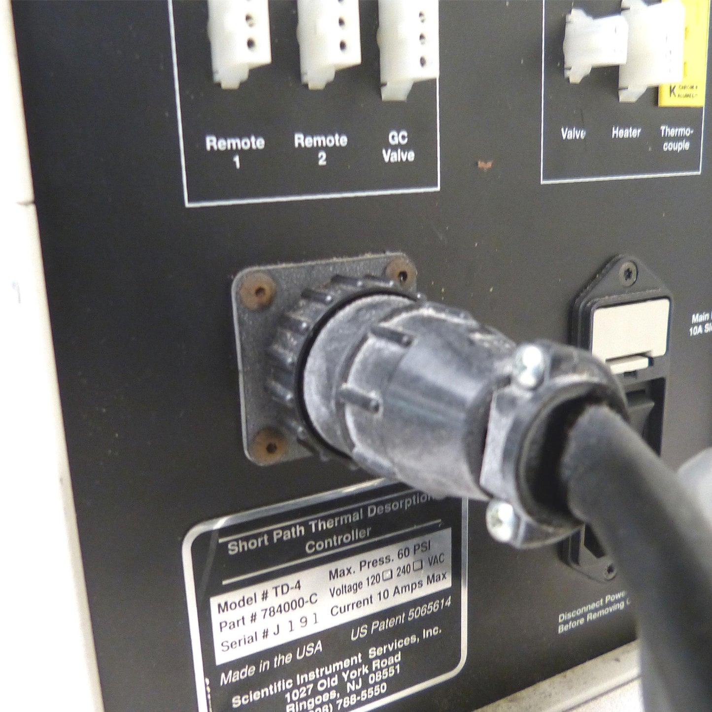 SIS TD-4 SHORT PATH THERMAL DESORPTION SYSTEM with CONTROLLER & MANUAL FREE SHIP