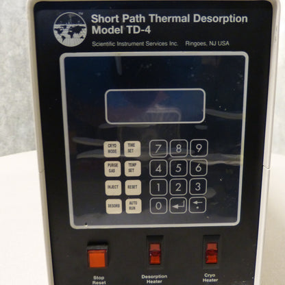 SIS TD-4 SHORT PATH THERMAL DESORPTION SYSTEM with CONTROLLER & MANUAL FREE SHIP
