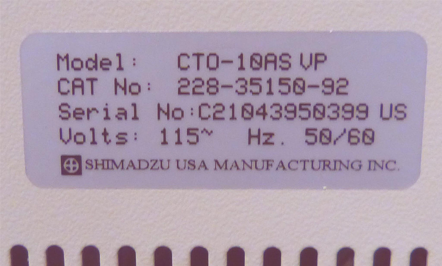 SHIMADZU SCL-10AVP CTO-10AS RF-10AXL SIL-10AD LC-10A HPLC 90DAYWARRANTY FREESHIP