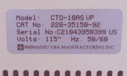SHIMADZU SCL-10AVP CTO-10AS RF-10AXL SIL-10AD LC-10A HPLC 90DAYWARRANTY FREESHIP