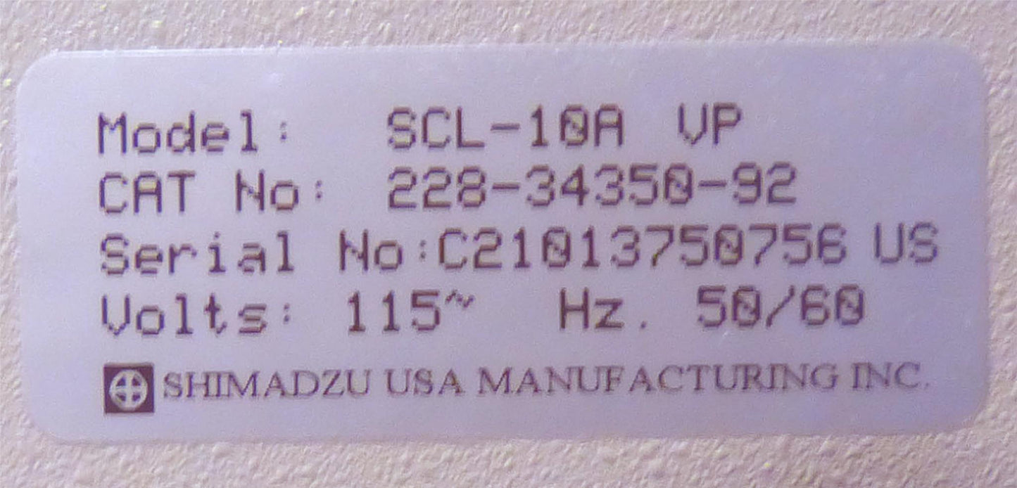 SHIMADZU SCL-10AVP CTO-10AS RF-10AXL SIL-10AD LC-10A HPLC 90DAYWARRANTY FREESHIP