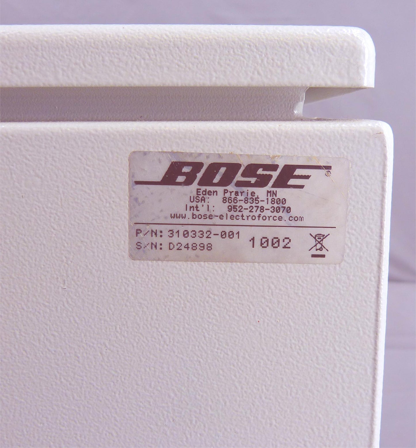 BOSE ELECTROFORCE 3220 MATERIAL TESTING MACHINE "SOFTWARE NOT INCLUDED" FREESHIP