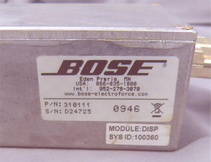 ENDURATEC BOSE ELECTROFORCE 3220 MATERIAL TESTING MACHINE "SOFTWARE ISINCLUDED"