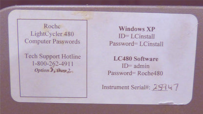 ROCHE LIGHTCYCLER 480 II PCRSYSTEM & SOFTWARE 96WELLBLOCK 90DAYWARRANTY FREESHIP