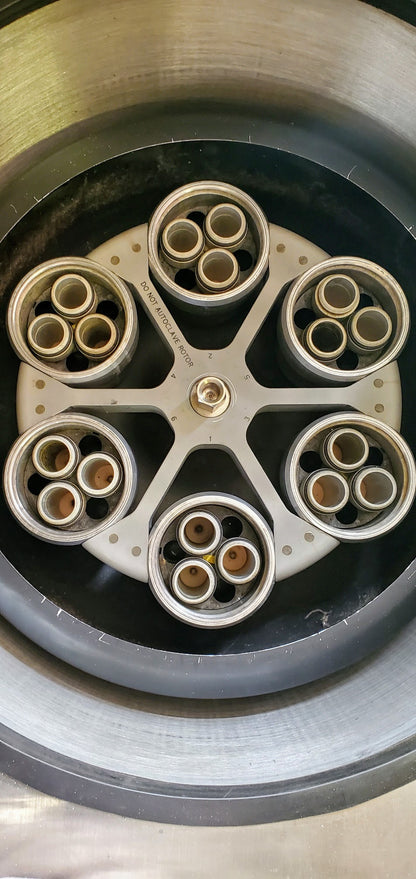 DAMON IEC DPR6000 REFRIGERATED FLOOR ULTRA-CENTRIFUGE ROTOR WATCH VIDEO FREESHIP