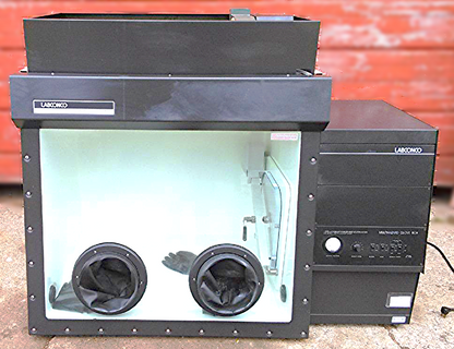 LABCONCO VENT FUME HOOD GLOVE BOX ENVIRONMENTAL CHAMBER