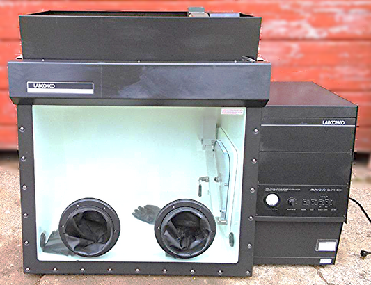LABCONCO VENT FUME HOOD GLOVE BOX ENVIRONMENTAL CHAMBER