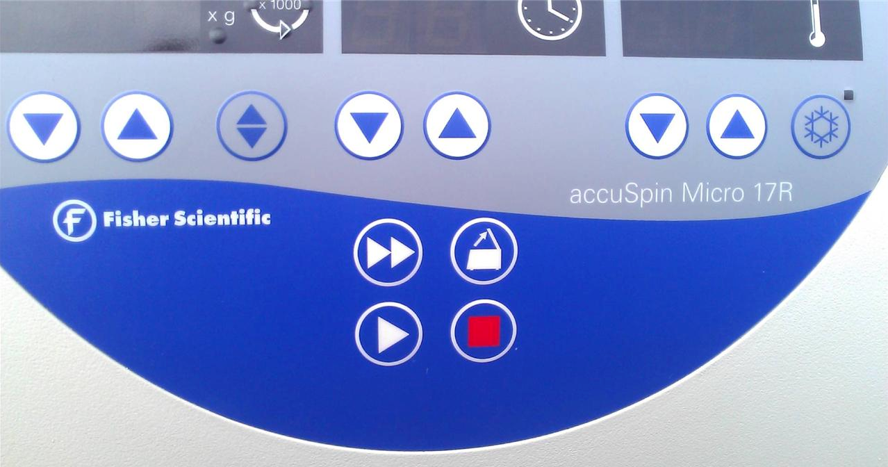 FISHER SCIENTIFIC ACCUSPIN MICRO 17R CENTRIFUGE with ROTOR