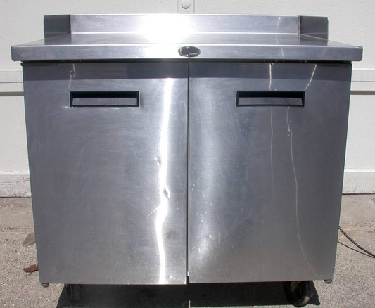 RANDELL 9802-7M S-C WORKTOP REFRIGERATOR with 3 BACKSPLASH SIDES