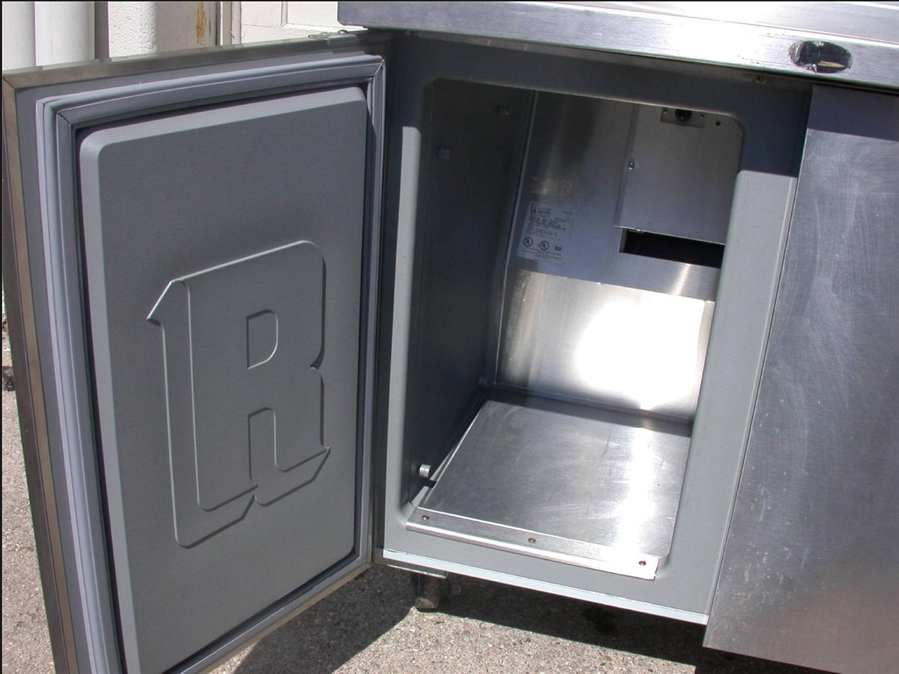 RANDELL 9802-7M S-C WORKTOP REFRIGERATOR with 3 BACKSPLASH SIDES