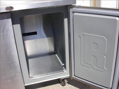 RANDELL 9802-7M S-C WORKTOP REFRIGERATOR with 3 BACKSPLASH SIDES