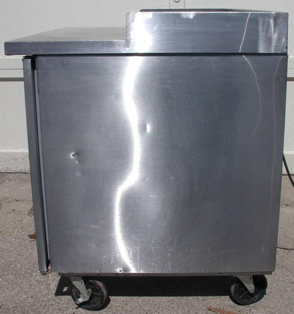 RANDELL 9802-7M S-C WORKTOP REFRIGERATOR with 3 BACKSPLASH SIDES