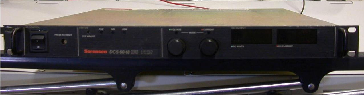 SORENSEN DCS 60-18 DIGITAL DISPLAY POWER SUPPLY