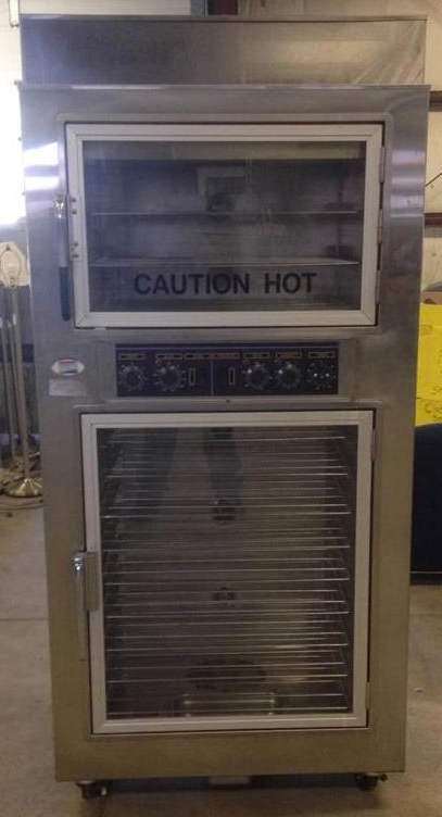 XLNT NU-VU SUB-123 DISPLAY GLASS DOOR OVEN PROOFER Combo w/12 Racks 220v AC 1-Ph