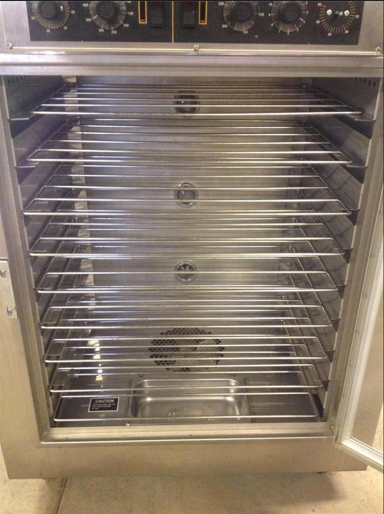 XLNT NU-VU SUB-123 DISPLAY GLASS DOOR OVEN PROOFER Combo w/12 Racks 220v AC 1-Ph