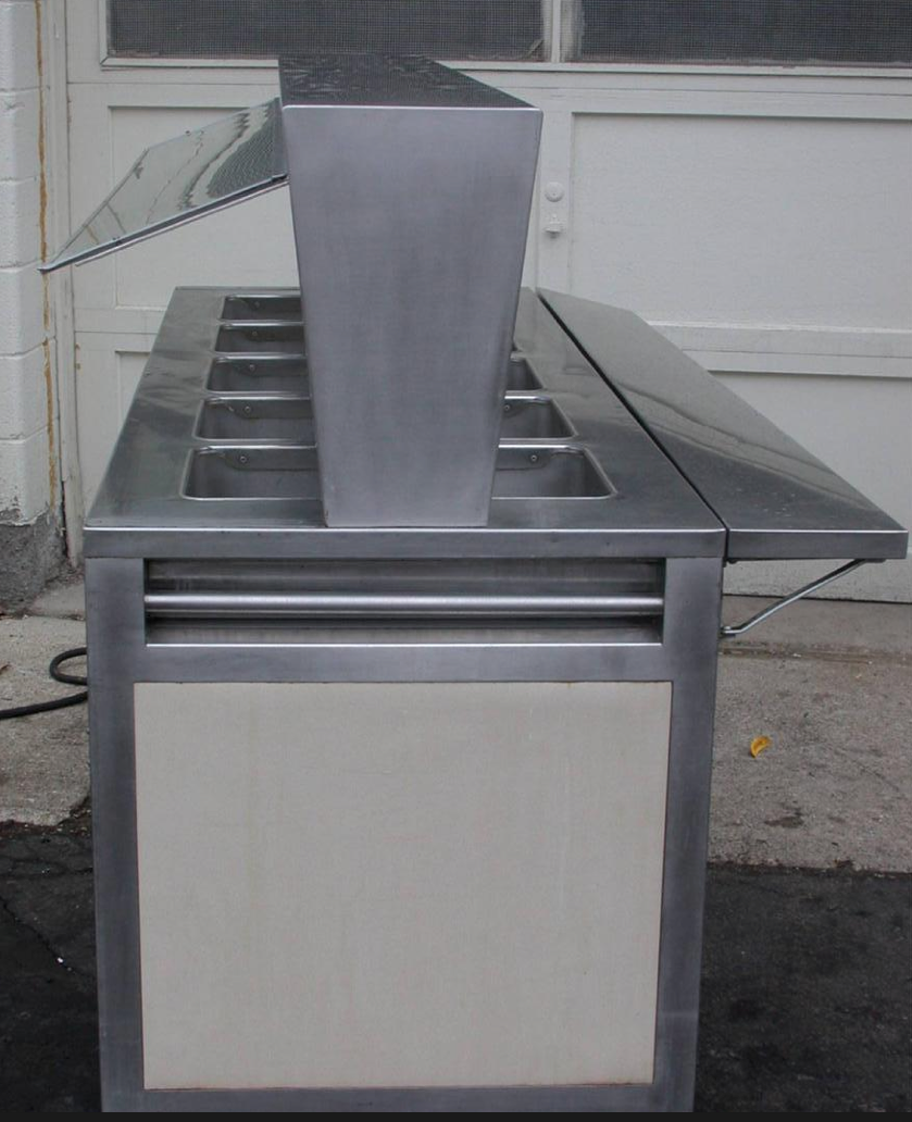 PRECISION 5 WELL 79x28x35 FOOD WARMER BUFFET SNEEZE GUARD RESTAURANT FREE SHIP