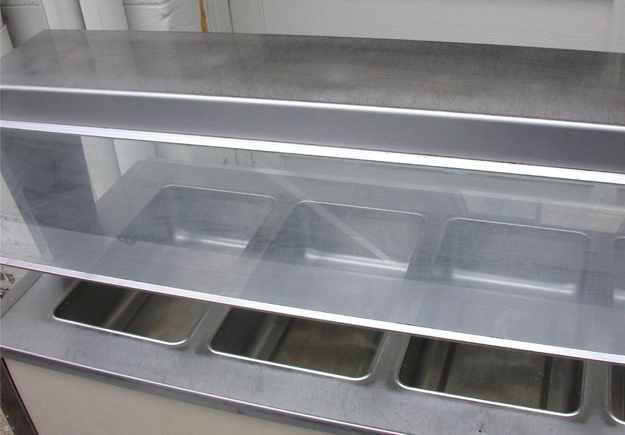 PRECISION 5 WELL 79x28x35 FOOD WARMER BUFFET SNEEZE GUARD RESTAURANT FREE SHIP