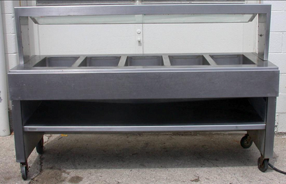 PRECISION 5 WELL 79x28x35 FOOD WARMER BUFFET SNEEZE GUARD RESTAURANT FREE SHIP
