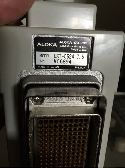 ALOKA 7.5 PROBE MODEL VST-5524-7.5 SERIAL NUMBER: M06894 DYNAVIEW