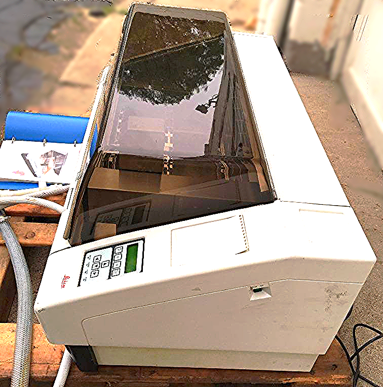 LEICA JUNG PROGRAMMABLE AUTOMATED SLIDE AUTOSTAINER XL & MANUAL