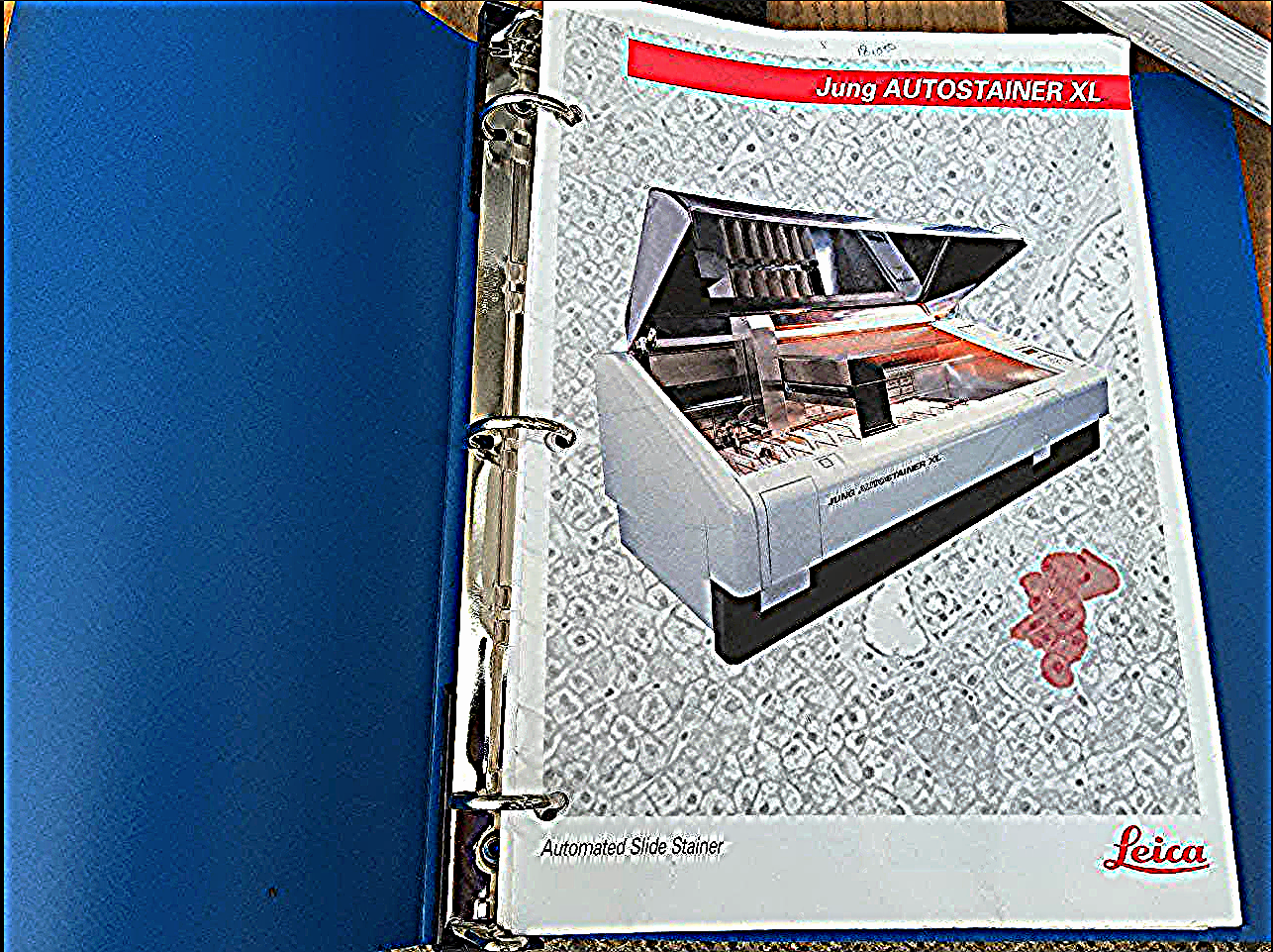 LEICA JUNG PROGRAMMABLE AUTOMATED SLIDE AUTOSTAINER XL & MANUAL WATCH VIDEO UNIT