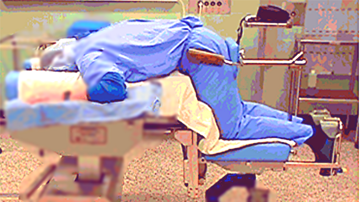 OSI ORTHOPEDIC SYSTEM OSI ANDREWS FRAME OR COCCYX ORTHOPEDIC AMSCO TABLE RACK