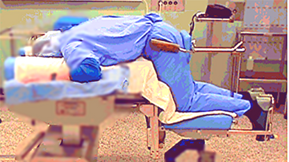 OSI ORTHOPEDIC SYSTEM OSI ANDREWS FRAME OR COCCYX ORTHOPEDIC AMSCO TABLE RACK