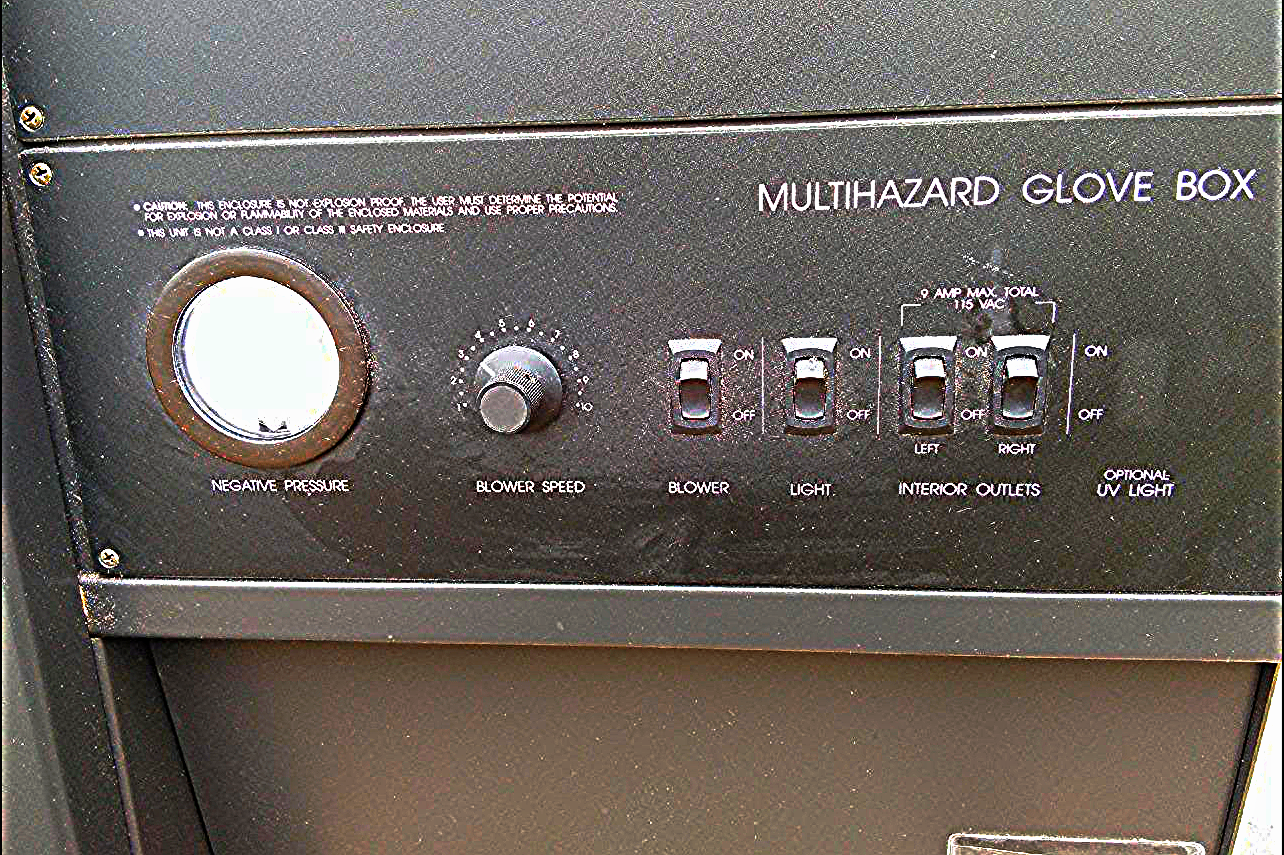 LABCONCO VENT FUME HOOD PROTECTOR GLOVE BOX ENVIRONMENTAL CHAMBER