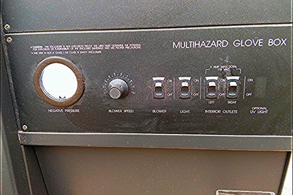 LABCONCO VENT FUME HOOD PROTECTOR GLOVE BOX ENVIRONMENTAL CHAMBER