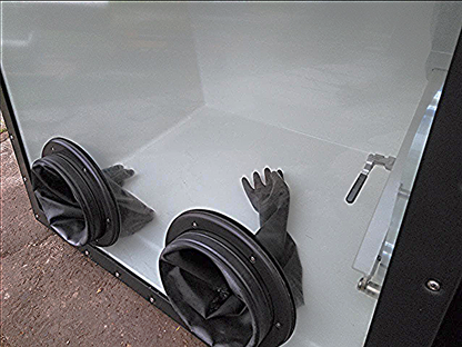 LABCONCO VENT FUME HOOD PROTECTOR GLOVE BOX ENVIRONMENTAL CHAMBER