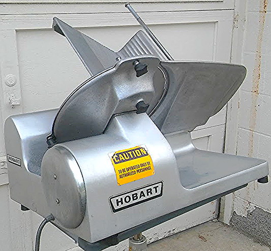 HOBART MODEL 1612 DELI MEAT SLICER with SHARPENER READY TO SLICE - WATCH VIDEO!!