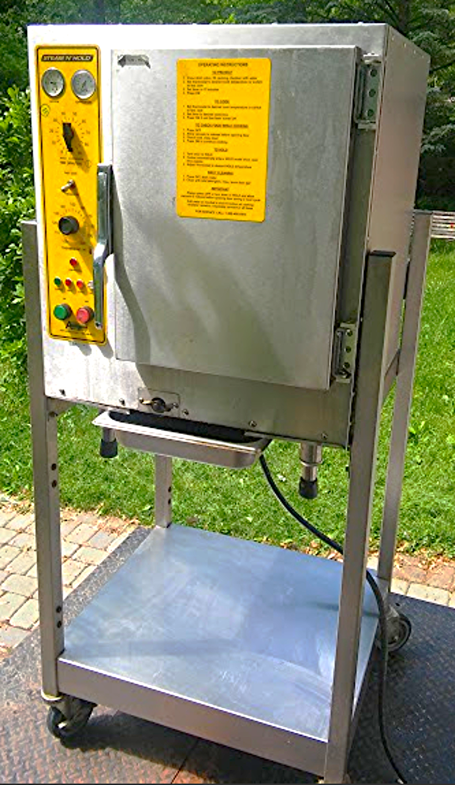 ACCUTEMP 208D6-300 CONVECTION STEAMER STEAM 'N HOLD & RACK WATCHVIDEO FREE SHIP