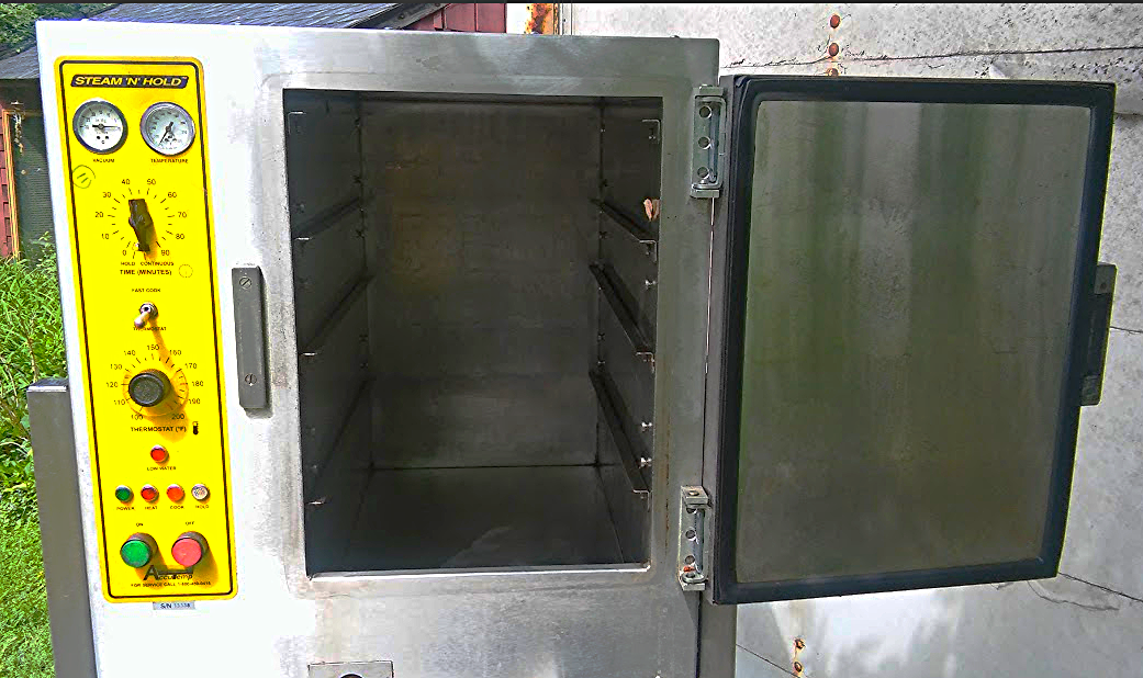 ACCUTEMP 208D6-300 CONVECTION STEAMER STEAM 'N HOLD & RACK WATCHVIDEO FREE SHIP