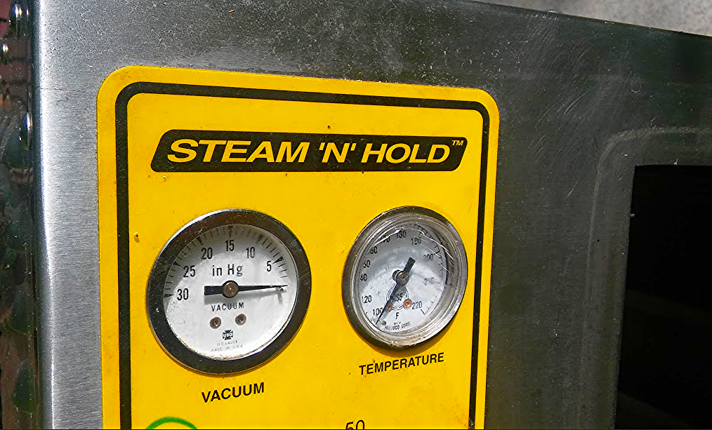 ACCUTEMP 208D6-300 CONVECTION STEAMER STEAM 'N HOLD & RACK WATCHVIDEO FREE SHIP