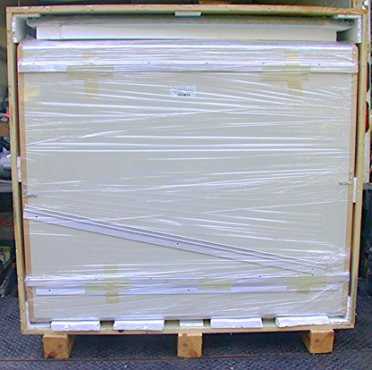 PETER PEPPER 48"w x 40"h  x 9"d HERMAN MILLER DISPLAY CABINET REWA32429 QUARTER