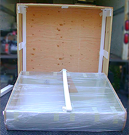 PETER PEPPER 48"w x 40"h  x 9"d HERMAN MILLER DISPLAY CABINET REWA32429 QUARTER