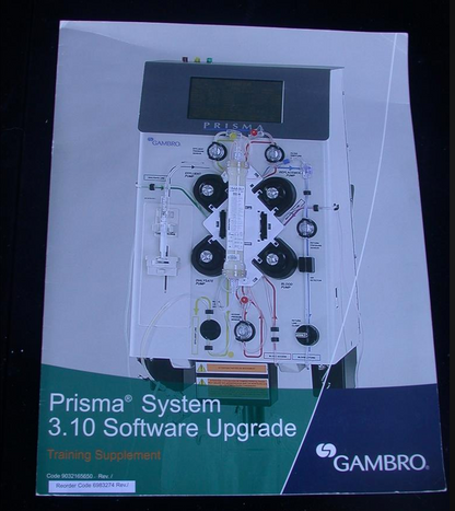 GAMBRO HEALTHCARE PRISMA CONTROL UNIT CRRT-TPE 2000 EXTRA HEMODIALYSIS MACHINE