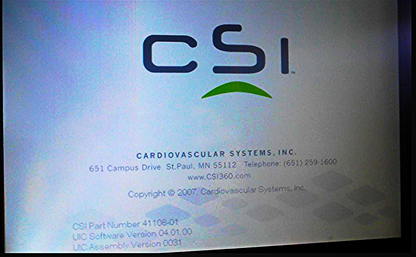CSI CARDIOVASCULAR SYSTEMS DB-2000 DIAMONDBACK 360 ORBITAL ATHERECTOMY MONITOR