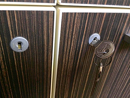 CONTEMPORARY WATSON MIRO CREDENZA THERMALLY FUSED METAL LAMINAT MODERN ARCHITECT