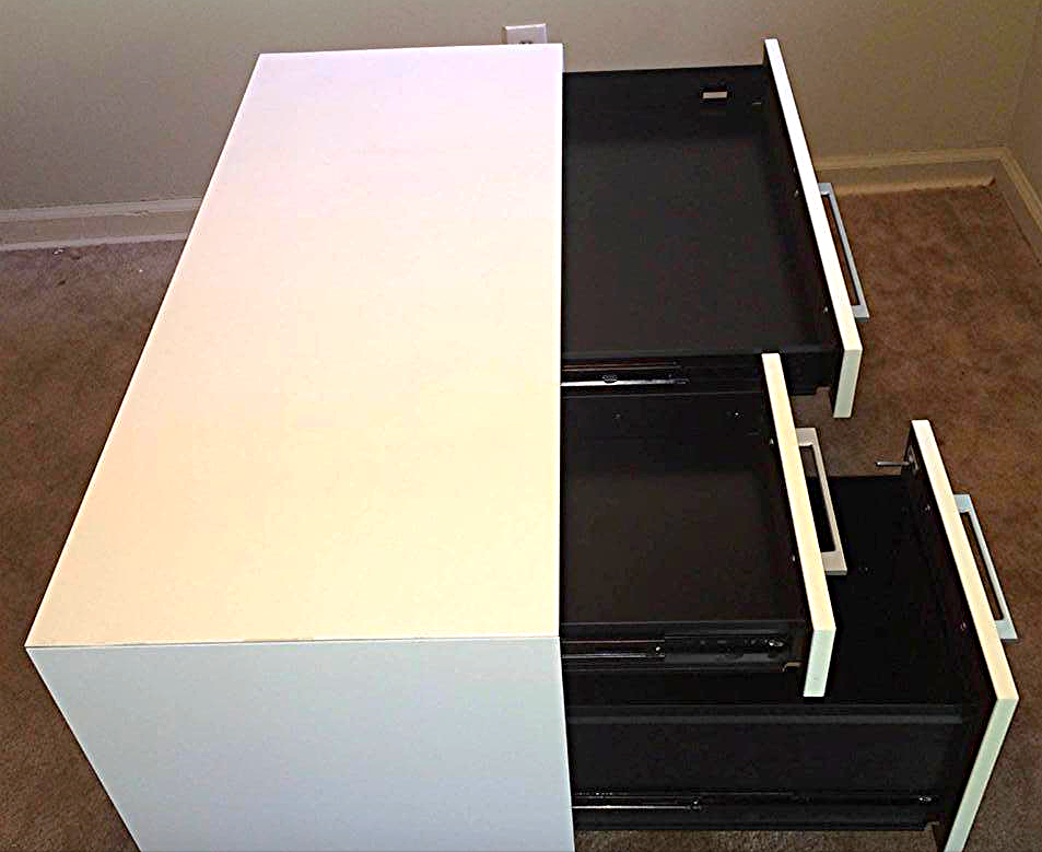 CONTEMPORARY WATSON MIRO CREDENZA THERMALLY FUSED METAL LAMINAT MODERN ARCHITECT