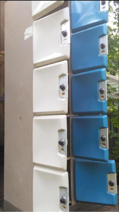 RARE VINTAGE BOWLING LOCKER 1960's - LOCK & KEY LOCKERs INDUSTRIAL SPUNK MODERN