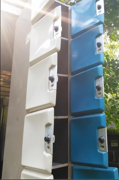 RARE VINTAGE BOWLING LOCKER 1960's - LOCK & KEY LOCKERs INDUSTRIAL SPUNK MODERN