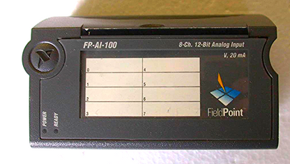 FIELDPOINT FP-AI-100 8-ch. 12-Bit ANALOG INPUT MODULE TERMINAL BASE FREE SHIP