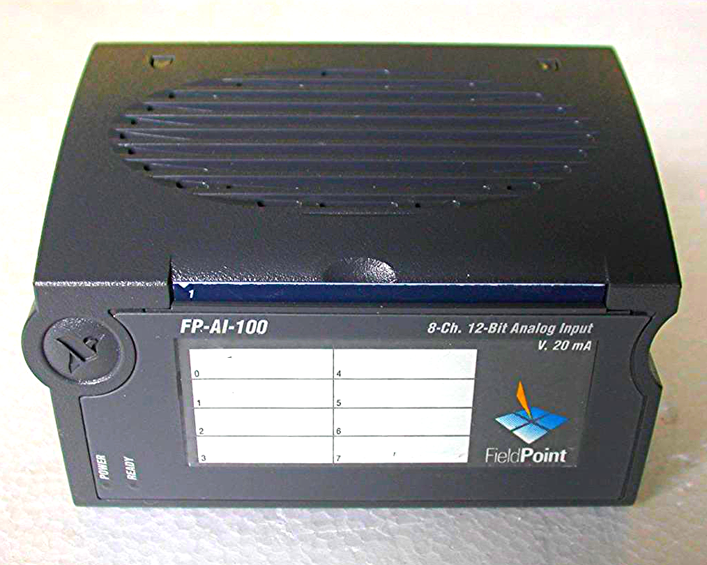 FIELDPOINT FP-AI-100 8-ch. 12-Bit ANALOG INPUT MODULE TERMINAL BASE FREE SHIP