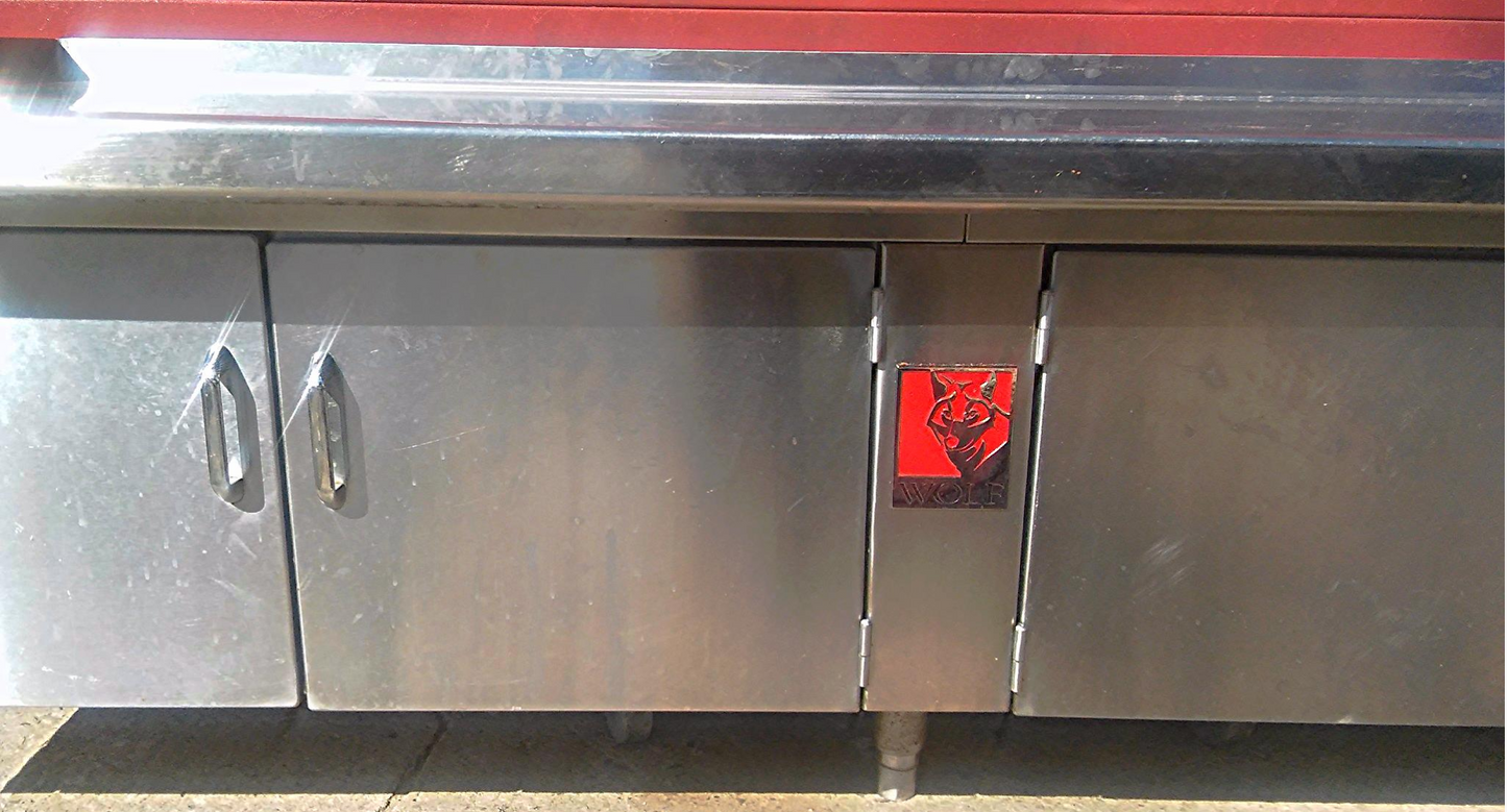 KEATING MIRACLEAN 72BL-G GAS GRILL GRIDDLE 72 x 30 & STAND WOLF CABINET FREESHIP