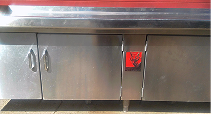 KEATING MIRACLEAN 72BL-G GAS GRILL GRIDDLE 72 x 30 & STAND WOLF CABINET FREESHIP