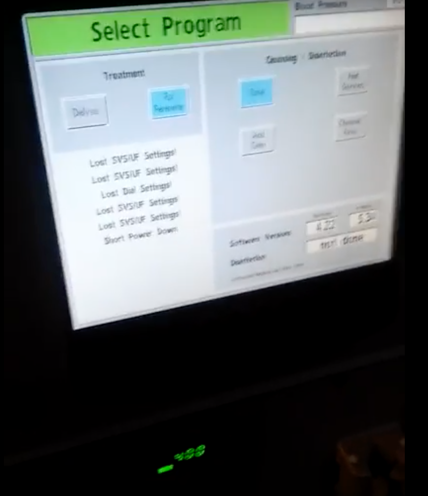 FRESENIUS 2008K DIALYSIS HEMODIALYSIS Kidney WATCH VIDEO GUARANTED 100% FREESHIP