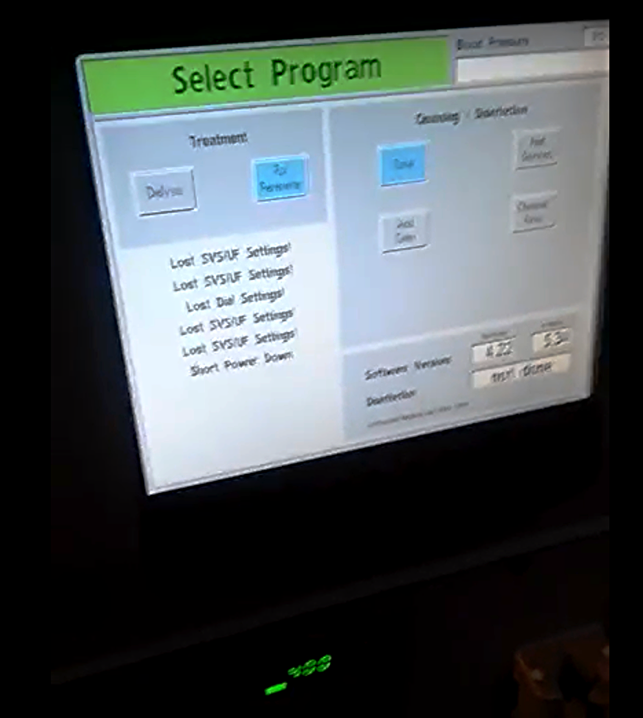 FRESENIUS 2008K DIALYSIS HEMODIALYSIS Kidney WATCH VIDEO GUARANTED 100% FREESHIP